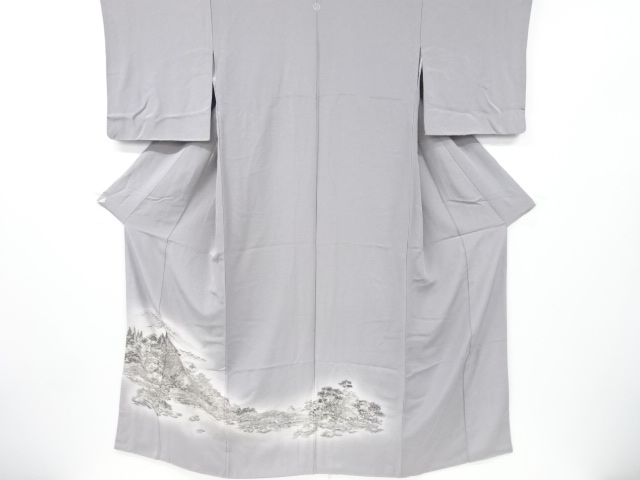 JAPANESE KIMONO / VINTAGE IRO-TOMESODE / SILK / WATERSIDE